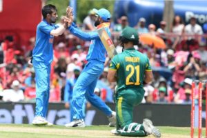 Cricket - india beat south africa win series