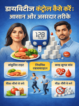 डायबिटीज़ कंट्रोल कैसे करें: आसान और असरदार तरीके