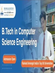 Mangalayatan University B.Tech CSE Admission 2026 computer lab and campus view