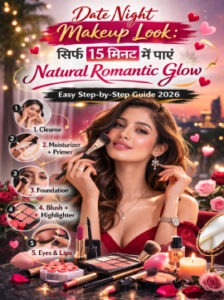 Date Night Makeup Look with Natural Romantic Glow