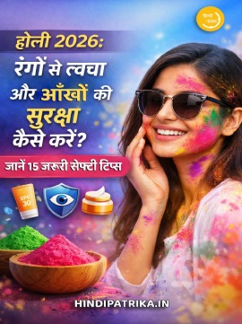 होली 2026: रंगों से त्वचा और आँखों की सुरक्षा कैसे करें? जानें 15 जरूरी सेफ्टी टिप्स